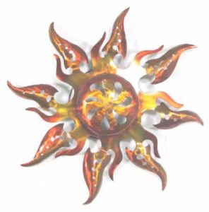 PMA-024     Flowery Sun Lamp 21″